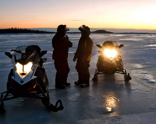 Photos de vacances en hiver