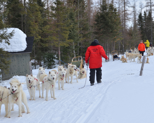 Photos de vacances en hiver